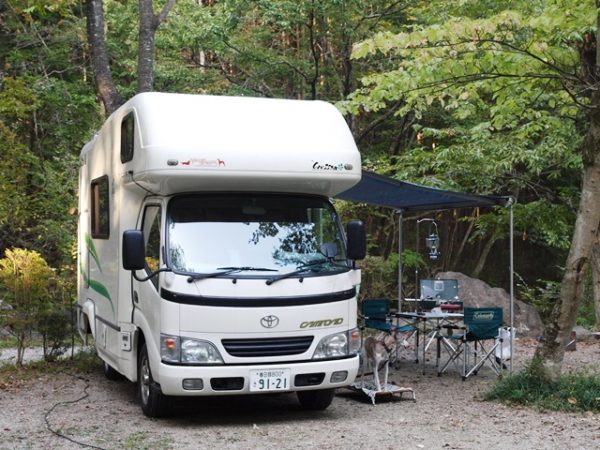 キャンピングカークレソンでキャンプ那須アルパカ