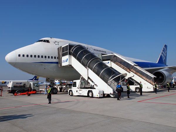 ANA　B747-400退役記念ツアー　成田空港