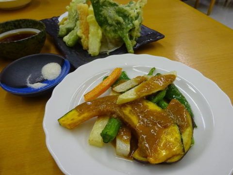 道の駅こぶちさわ　森樹　天ぷら