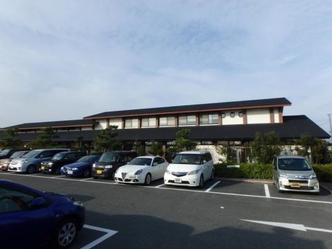 遠州浜大巌露天風呂八扇乃湯の全景