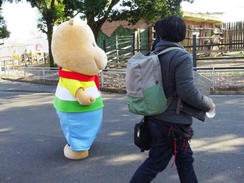 明治イソジンのキャラクター「カバくん」の東武動物公園で遭遇