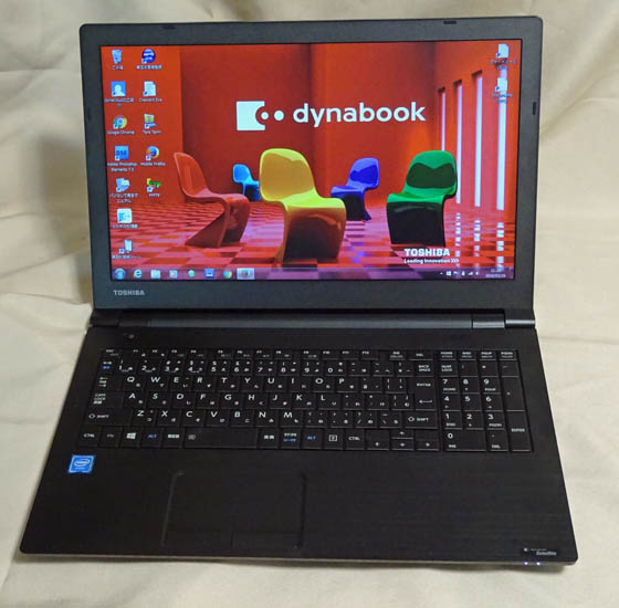 東芝dynabook,satelliteB35のデスクトップ画像