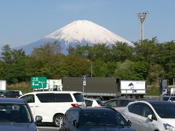 足柄SAからの富士山