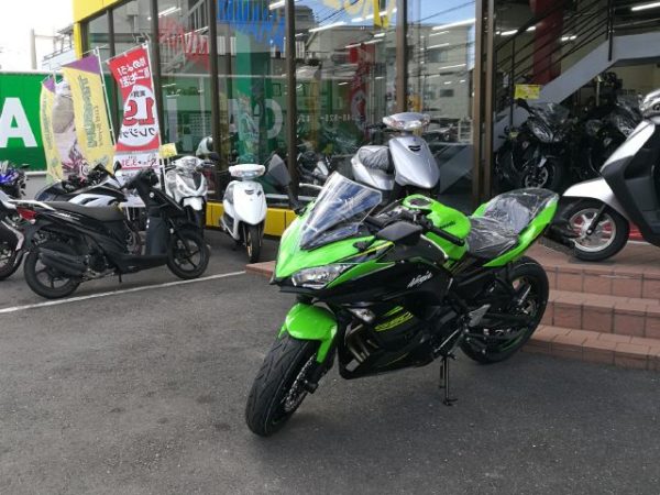 バイクプラザガイアで購入したニンジャ650,2018,KRT