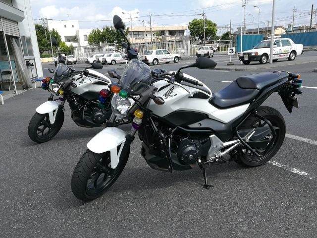 大型二輪教習車両の画像HONDA,NC750L