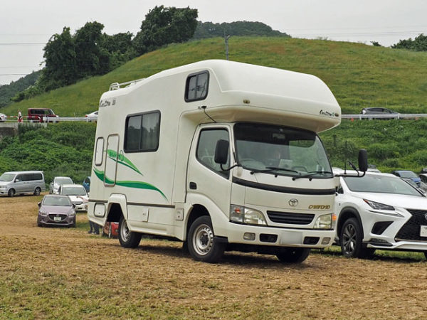 東秩父村で昔乗っていたキャンピングカー、クレソンに遭遇