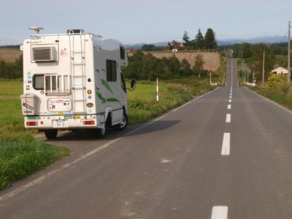 キャンピングカー、クレソンでいった、北海道ジェットコースターの道